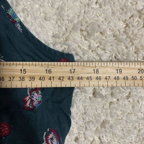 Matilda Jane Evergreene Jumpsuit Romper Womens Size Small Green Floral One Piece - Picture 9 of 11